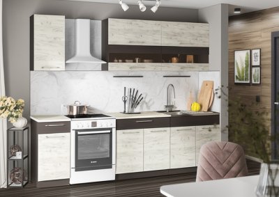 Кухня Маша 2,0 м, дуб крафт белый