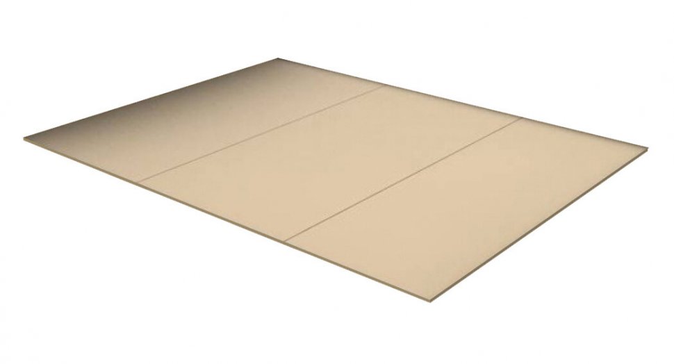 Кровать 140х200 Теана с настилом из ЛДСП (Ясень Анкор светлый) ТЭКС