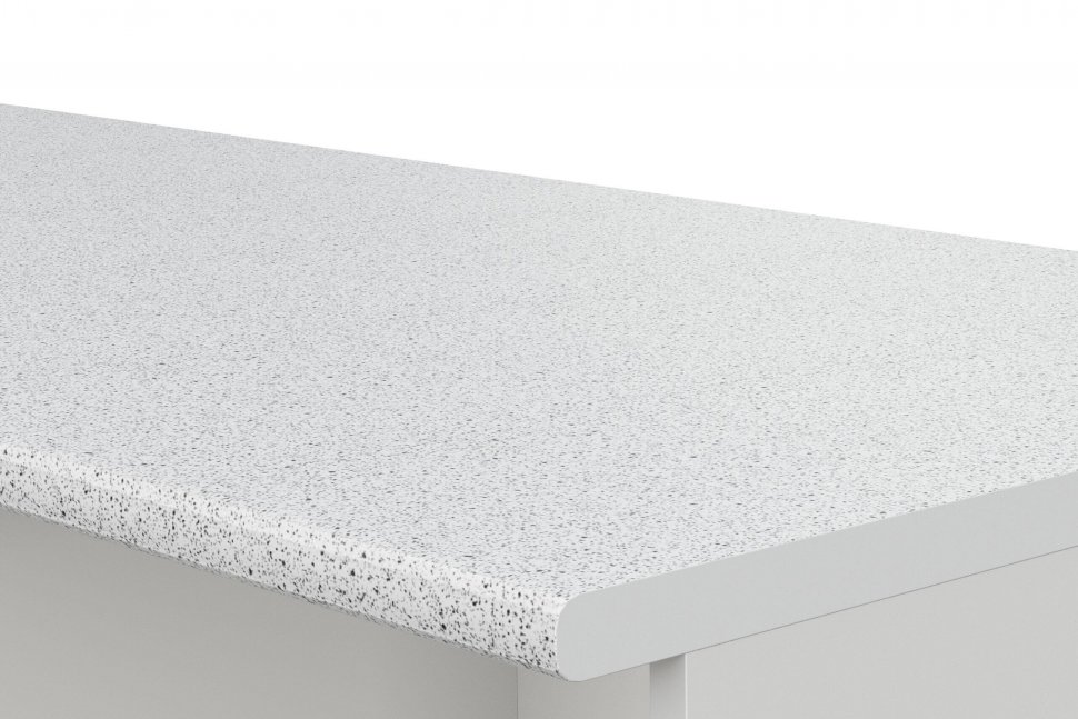 Кухня София 3м, Белый, Бланж, Графит матовый, Антарес