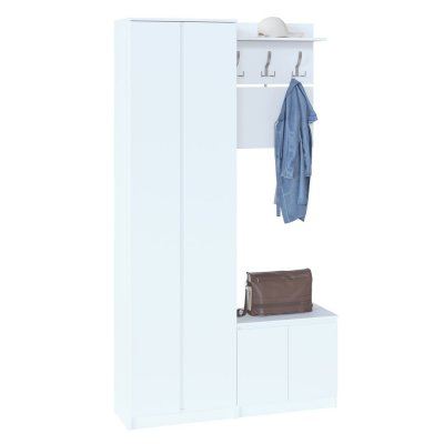 Прихожая ВШ-4 + ТП-11 + ШО-4 Белый