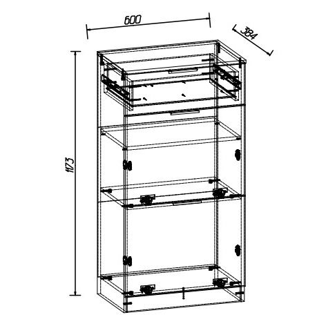 Тумба для обуви Тоскана (MLK)
