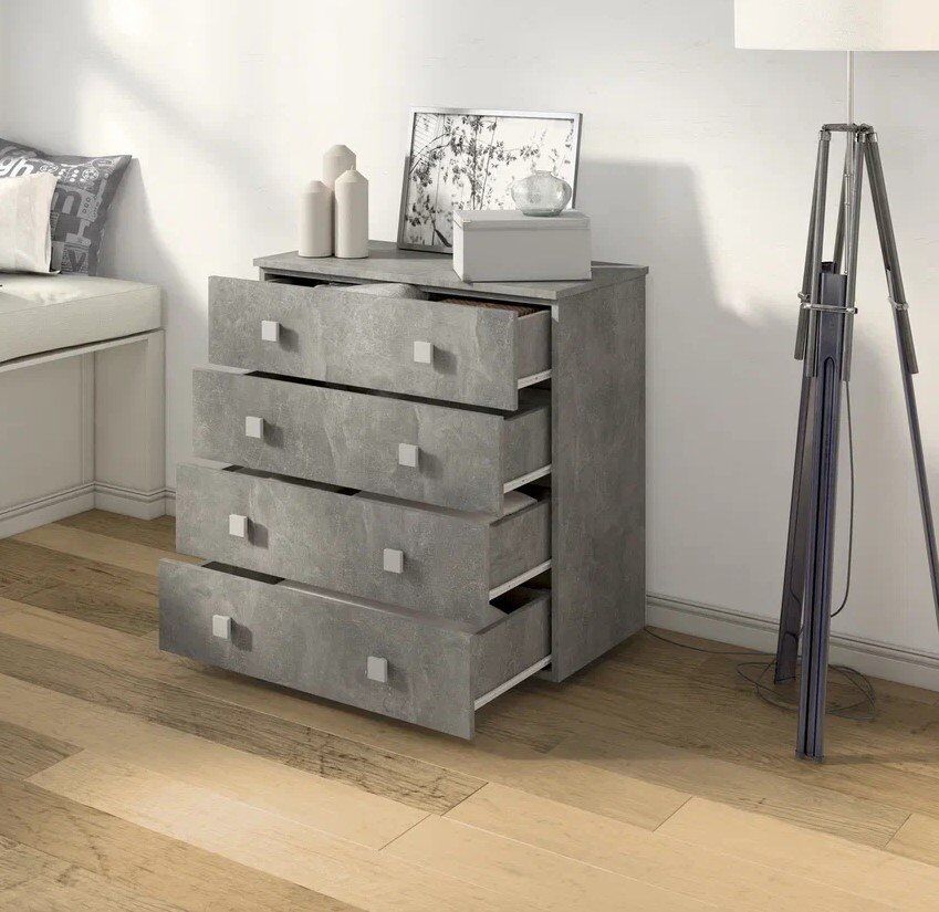 Комод Лофт-4 Бетон ателье