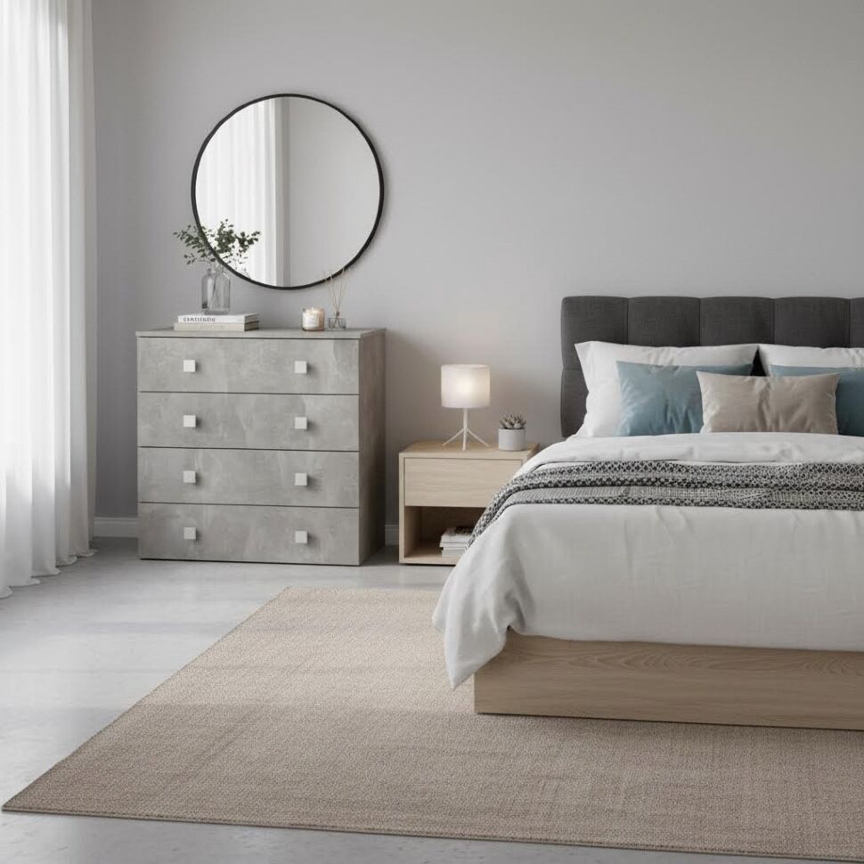 Комод Лофт-4 Бетон ателье