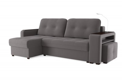 Диван угловой Smart 4 Б3-1Пф-2Т-Б4 Велюр Velutto 19