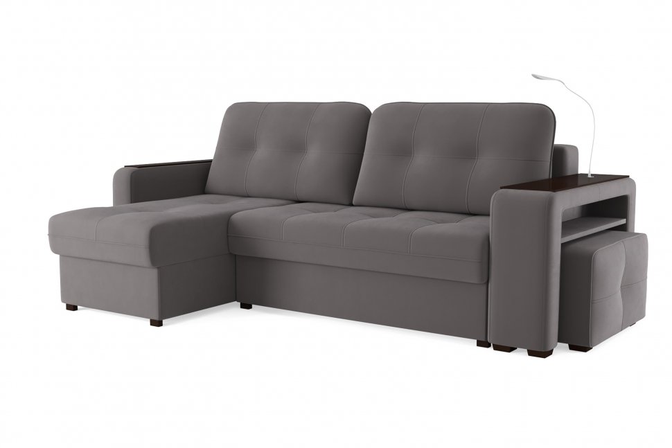 Диван угловой Smart 4 Б3-1Пф-2Т-Б4 Велюр Velutto 19