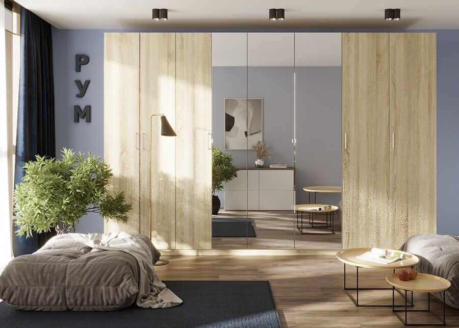 Дверь распашная 50 РУМ (Глазов) Дуб Сонома