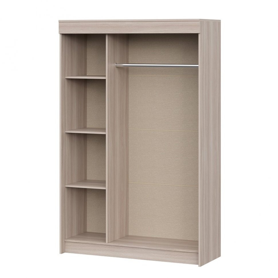 Шкаф-купе Бассо 1300 Ясень Шимо светлый