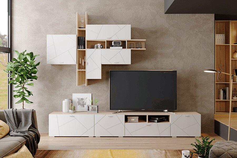 Полка с перегородками Скайлайн 1200 MLK