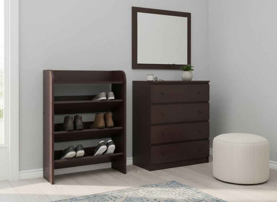 Ивушка 8 Тумба для обуви Бодега темный