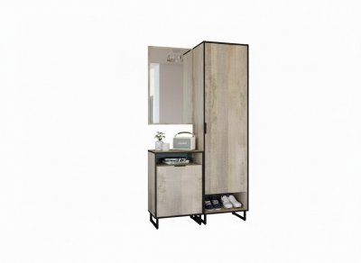 Прихожая Фолк-3 Дуб Гранж песочный