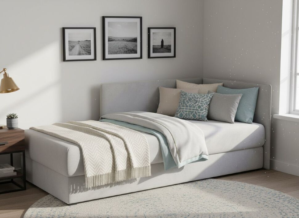 Тахта Mia правая Ультра смог+Madrit 982