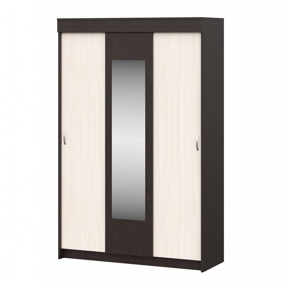 Шкаф-купе Бассо 1300 Венге / Дуб белфорд