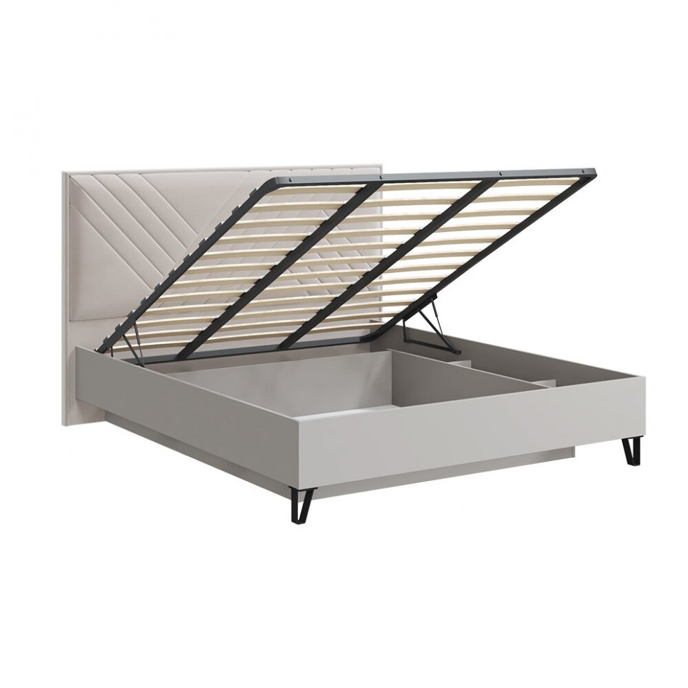 Кровать с мягким изголовьем 160х200 Кашемир (MLK) с подъемным механизмом