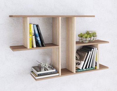 Полка навесная ПН-4 (ТЭКС) Ясень шимо / Дуб сонома