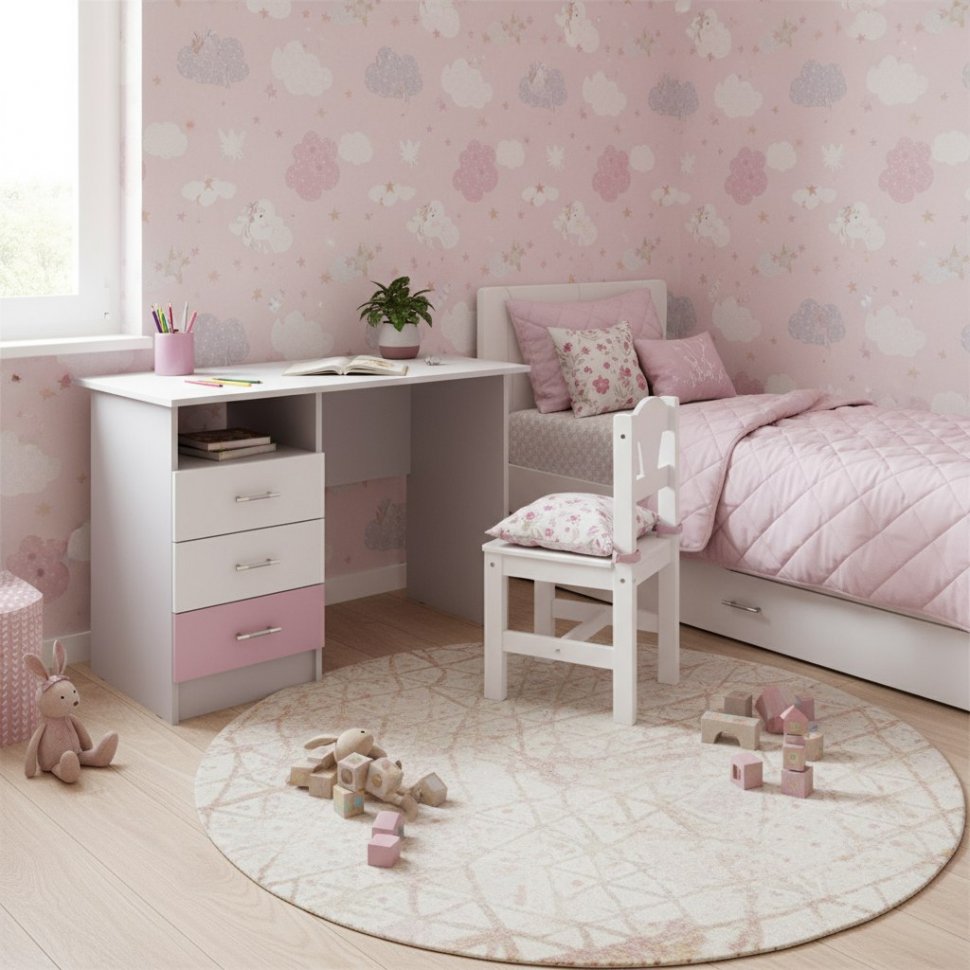 Стол письменный Вега FASHION, Белый