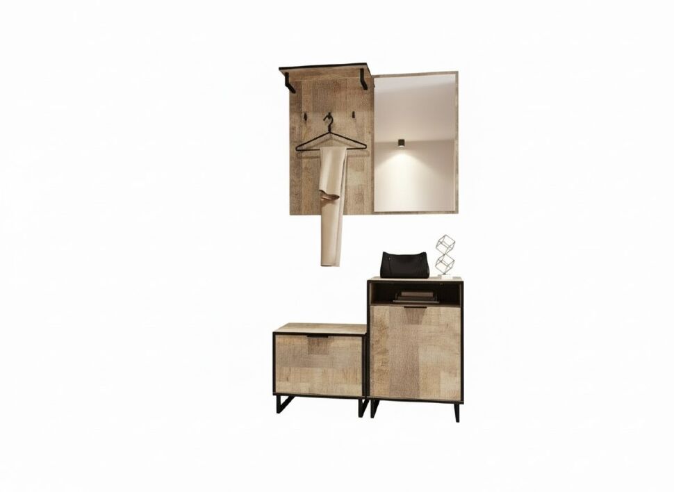 Прихожая Фолк-2 Дуб Гранж песочный