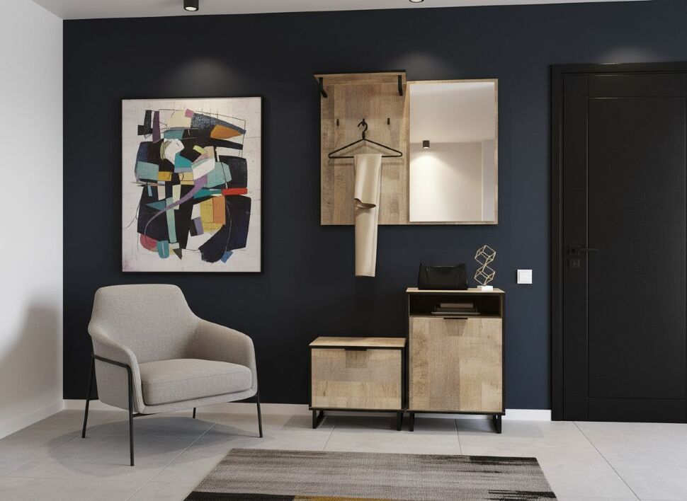 Прихожая Фолк-2 Дуб Гранж песочный