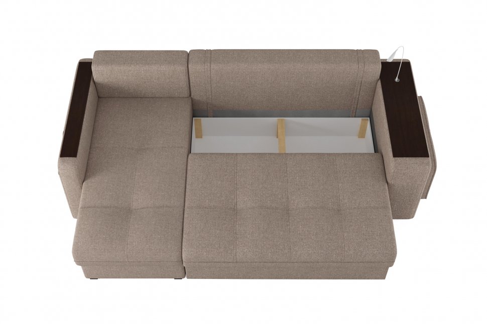 Диван угловой Smart 4 Б3-1Пф-2Т-Б4 Рогожка Sherlock 932