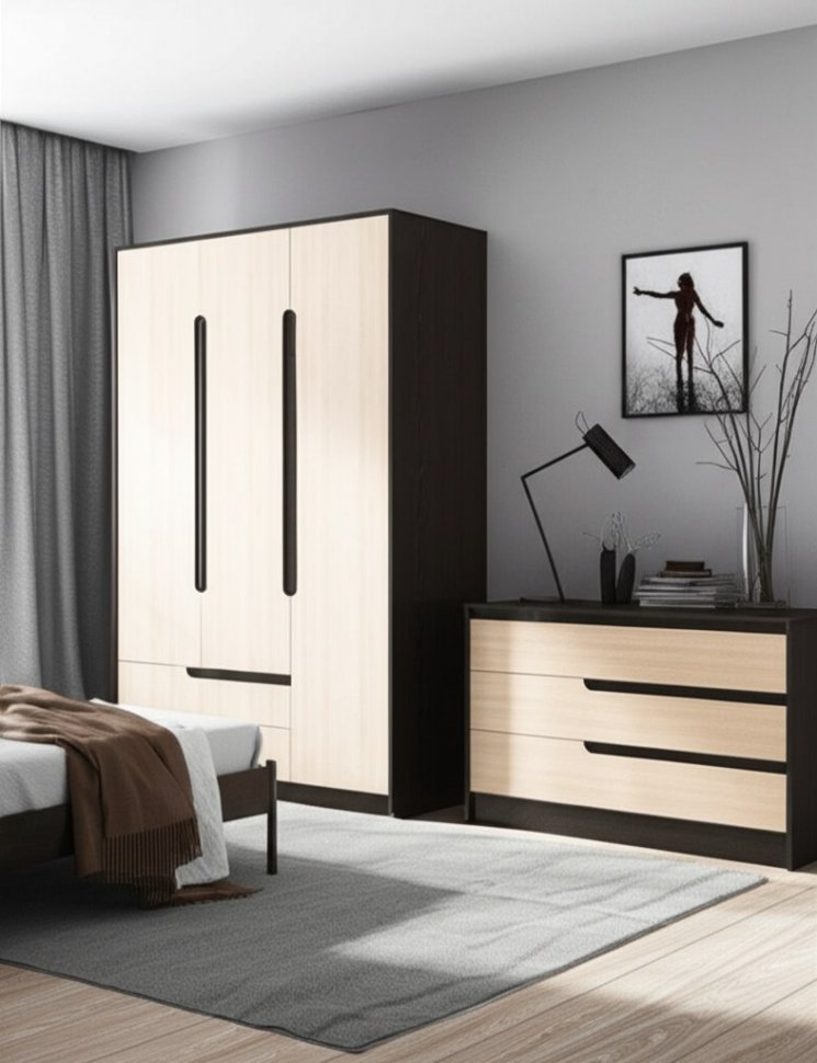 Шкаф трехдверный Гавана ТЭКС