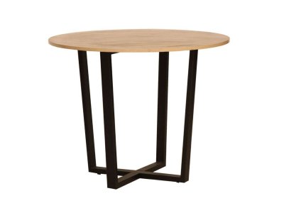 Стол обеденный 42.46 Бланко Дуб вотан/металл черный