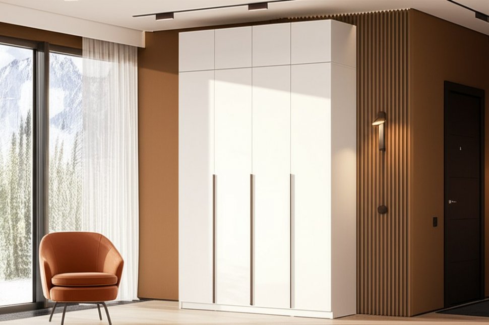 Антресоль для шкафа ШК 5 (1600), Белый