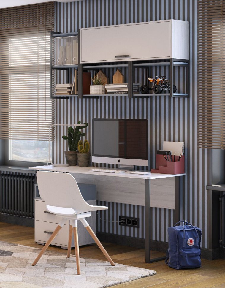 Стол на металлических опорах Стич (MLK)