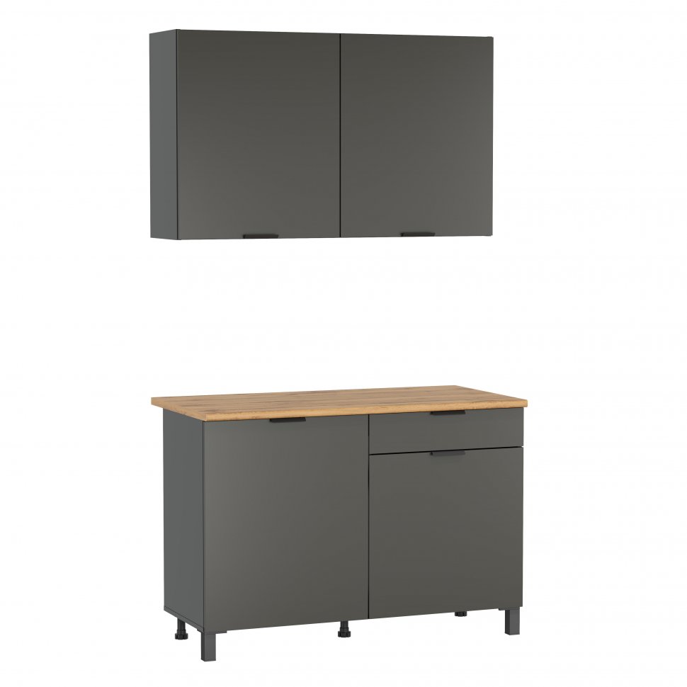 Кухня Венера 1200 Диамант серый