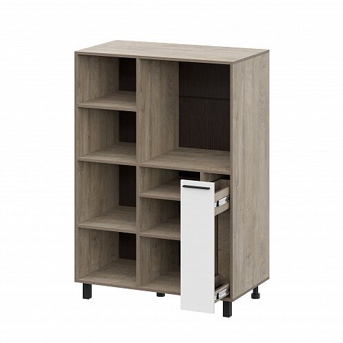 Шкаф МЦН под духовку 100 см Этна 10ш1 (Софт Вайт)