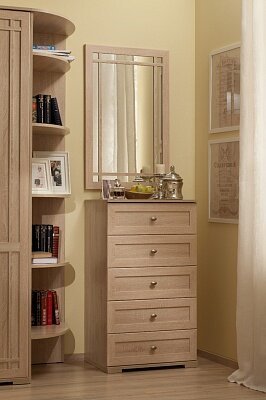 Зеркало навесное Глазов-мебель Sherlock 7 (Дуб сонома)