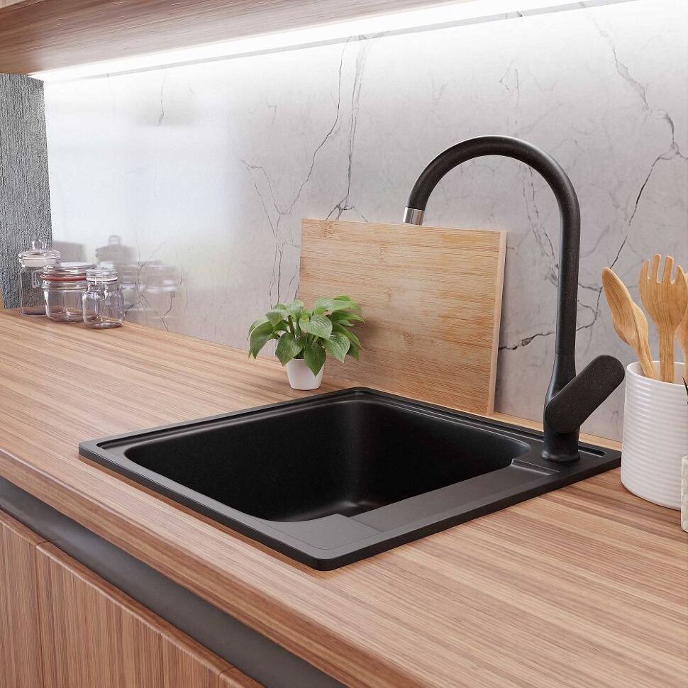 Мойка QUARZ 48, черный