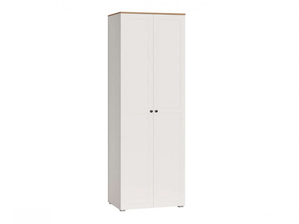 Остин Шкаф для одежды 13.336.02 белый/дуб золотой