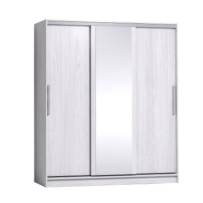 Шкаф-купе Strike 1800 с зеркалом Глазов-мебель (Ясень Анкор светлый)