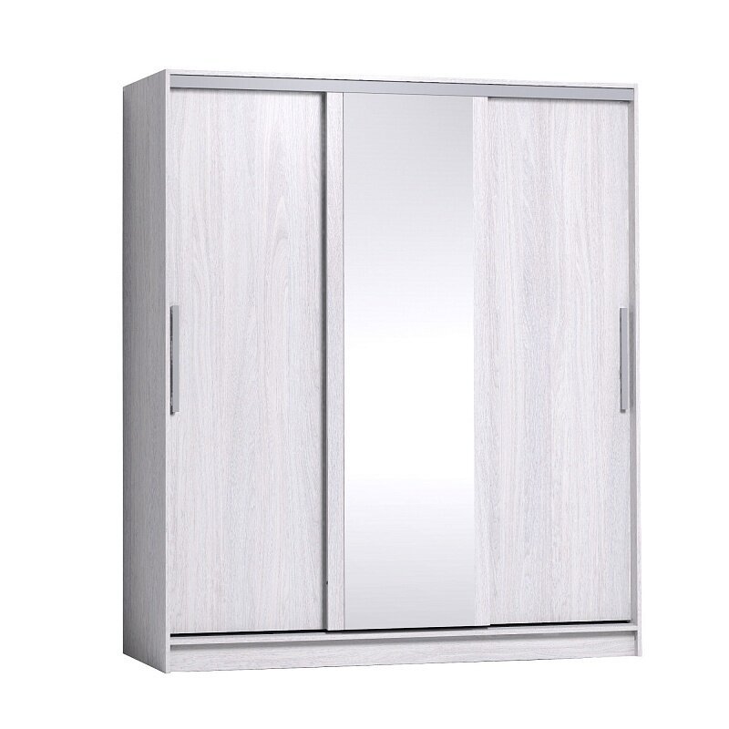 Шкаф-купе Strike 1800 с зеркалом Глазов-мебель (Ясень Анкор светлый)