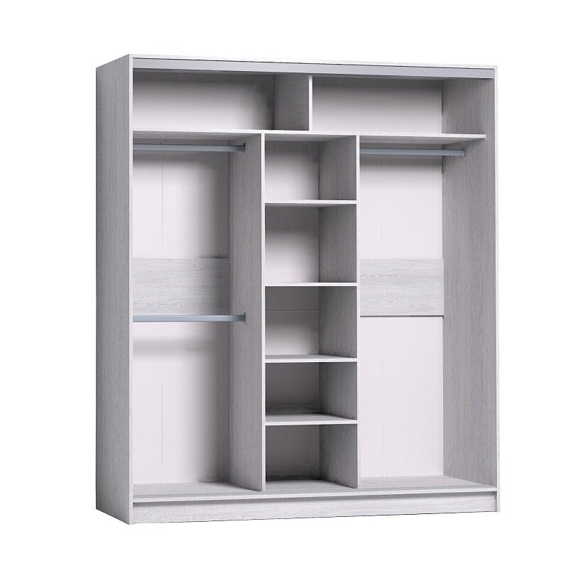 Шкаф-купе Strike 1800 с зеркалом Глазов-мебель (Ясень Анкор светлый)