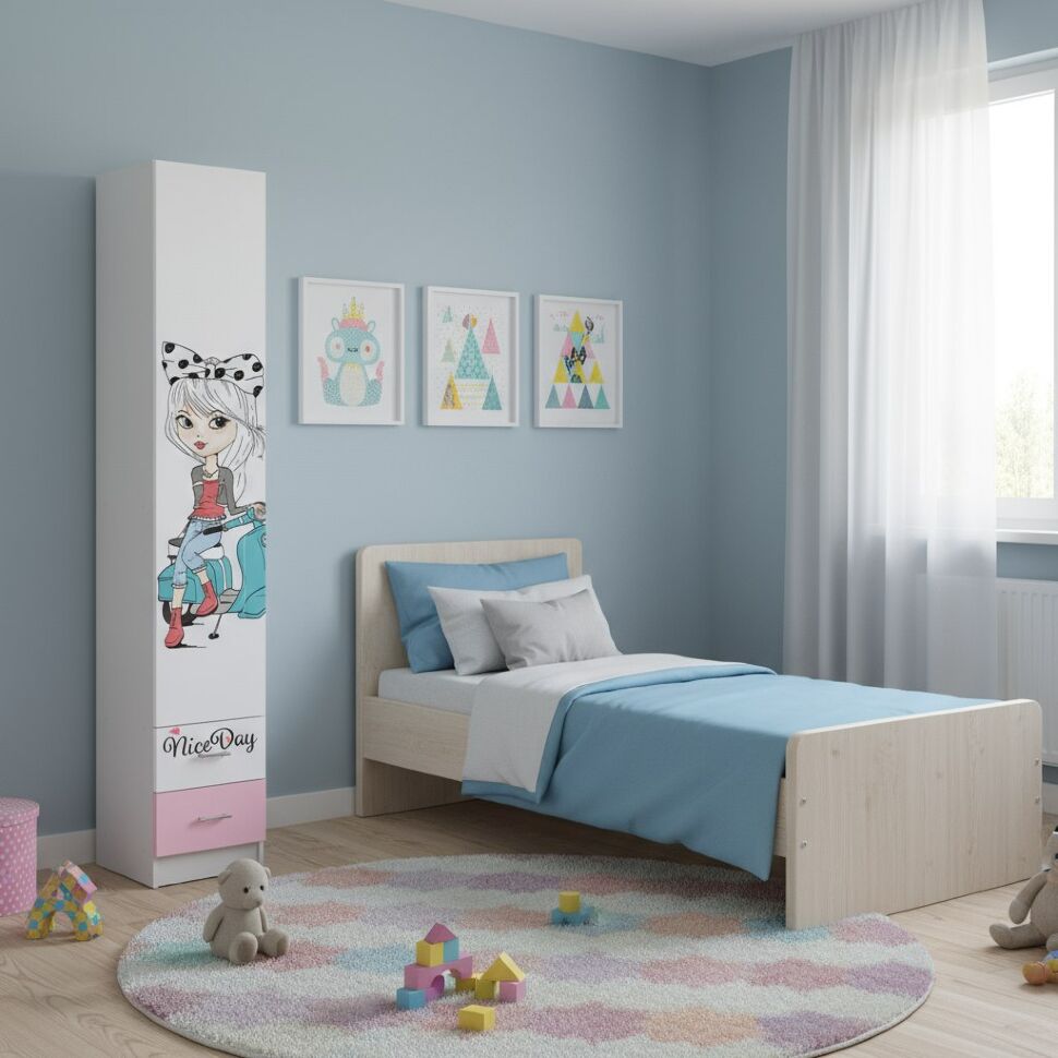 Пенал закрытый Вега FASHION 1, Белый