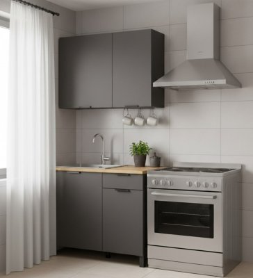 Кухня Венера 1000 Диамант серый