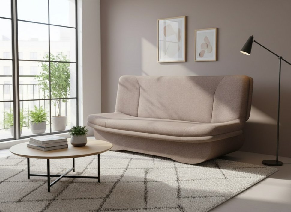 Диван Мальта 3Т Рогожка Sherlock 932