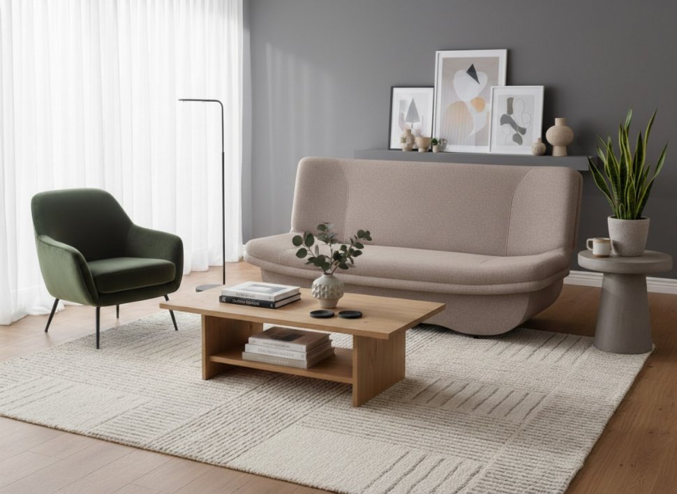 Диван Мальта 3Т Рогожка Sherlock 932