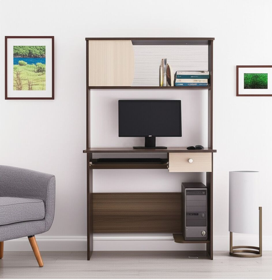 Стол компьютерный Грета-4 ТЭКС (Венге)