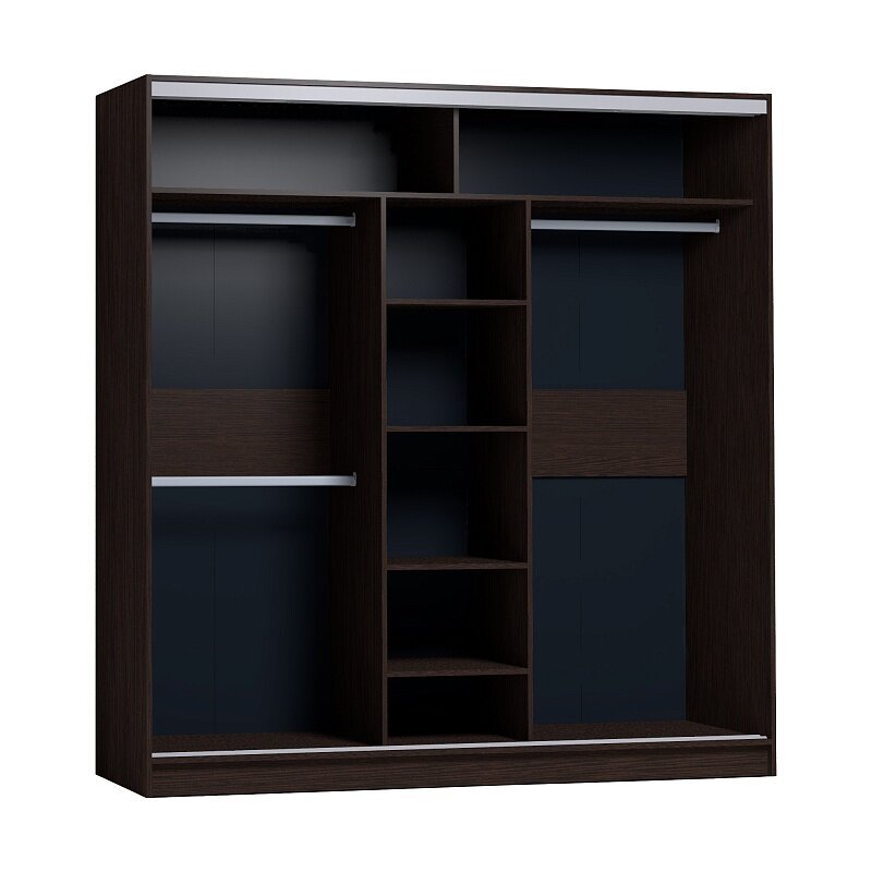 Шкаф-купе Strike 2000 с зеркалом Глазов-мебель (Венге)