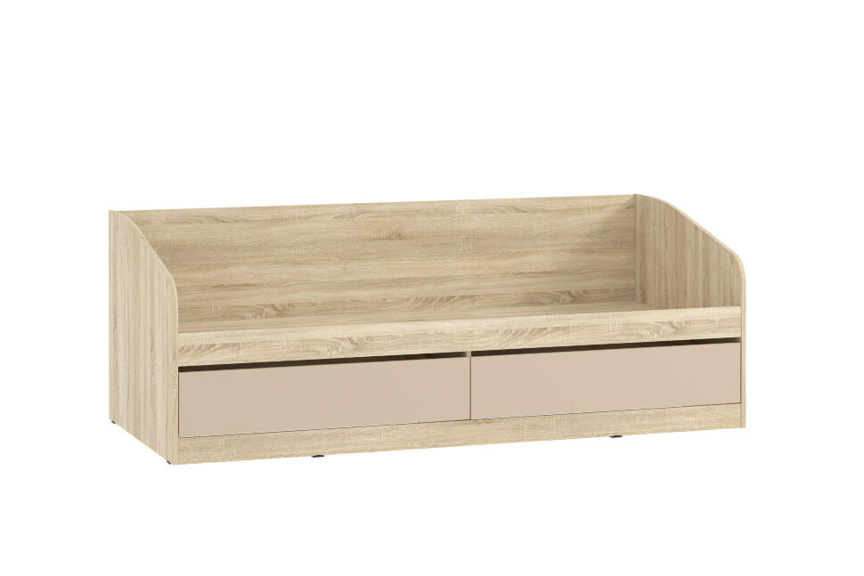 НМ 041.50-01 кровать Акварель Дуб Сонома/Капучино