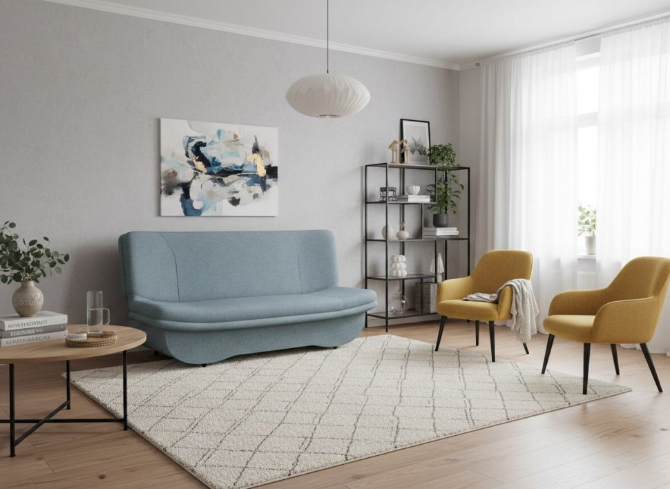 Диван Мальта 3Т Рогожка Sherlock 975