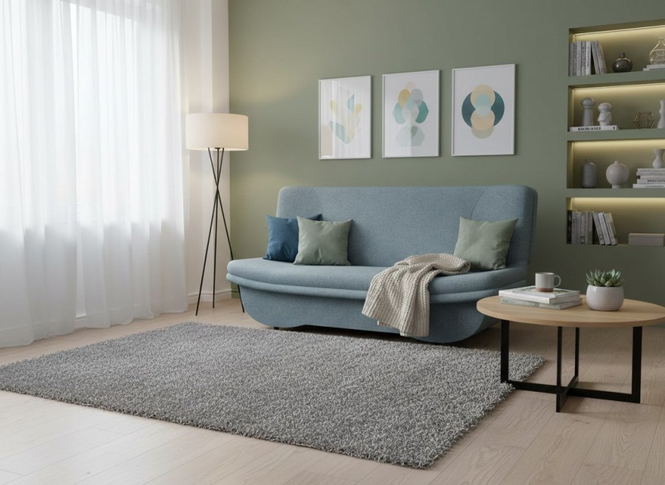 Диван Мальта 3Т Рогожка Sherlock 975