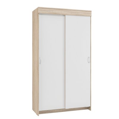 Шкаф-купе Бассо 1000 Дуб сонома/Белый