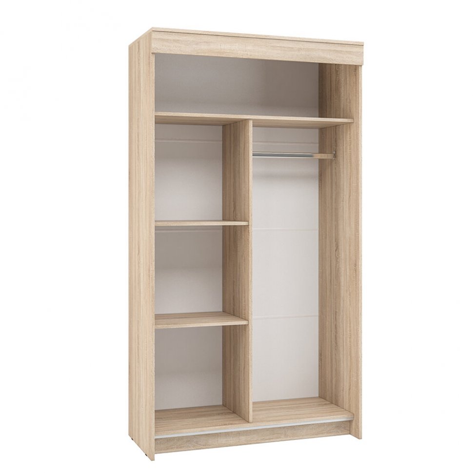 Шкаф-купе Бассо 1000 Дуб сонома/Белый