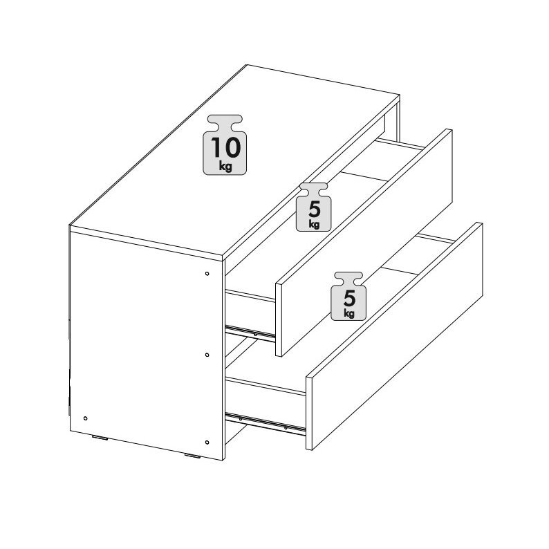 Тумба под ТВ Айден ТБ06-1000 Белый / Кедр