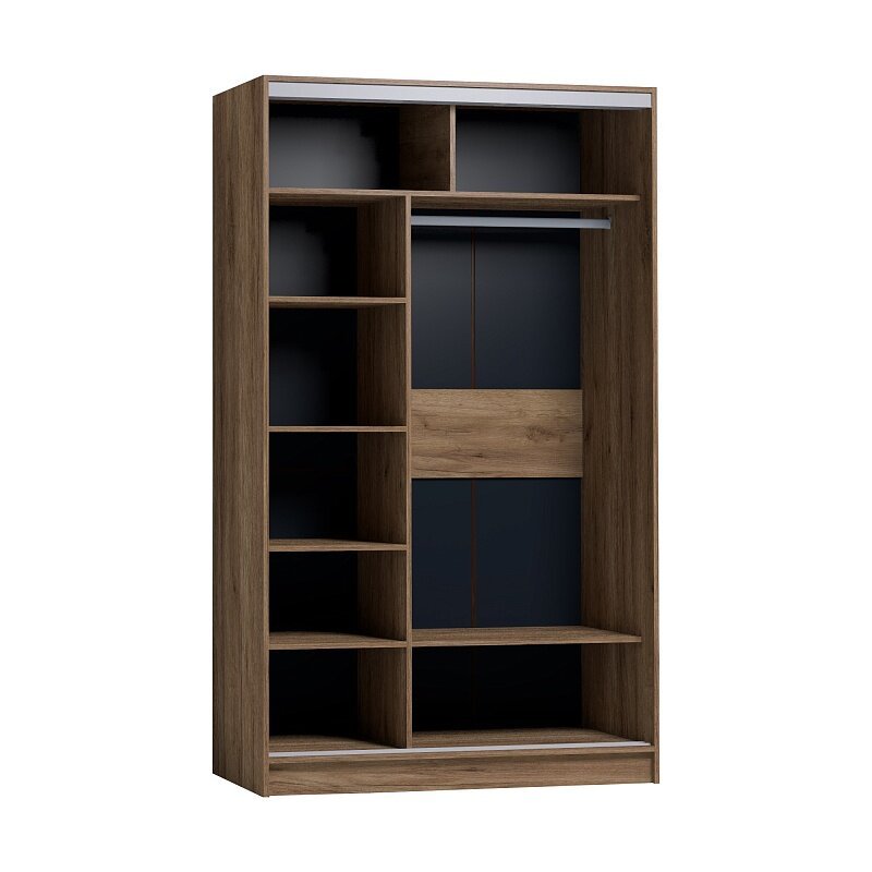 Шкаф-купе Strike 1200 без зеркал Глазов (Дуб табачный Сraft)