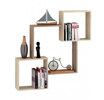 Полка навесная ПН-2 (ТЭКС) Ясень шимо / Дуб сонома