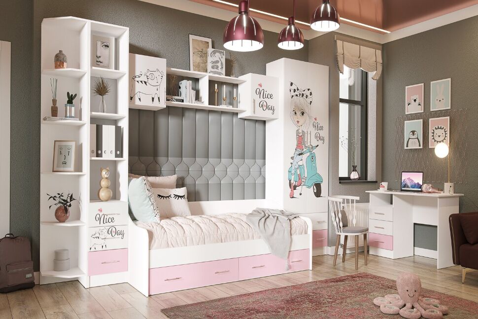 Шкаф Вега FASHION 1, Белый