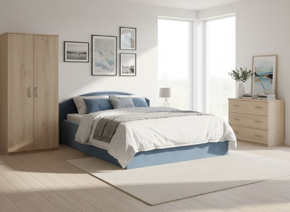 Тахта Берта 1400 модель 062 Галакси лайт 22